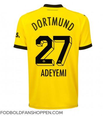 Borussia Dortmund Karim Adeyemi #27 Hjemmebanetrøje 2023-24 Kortærmet